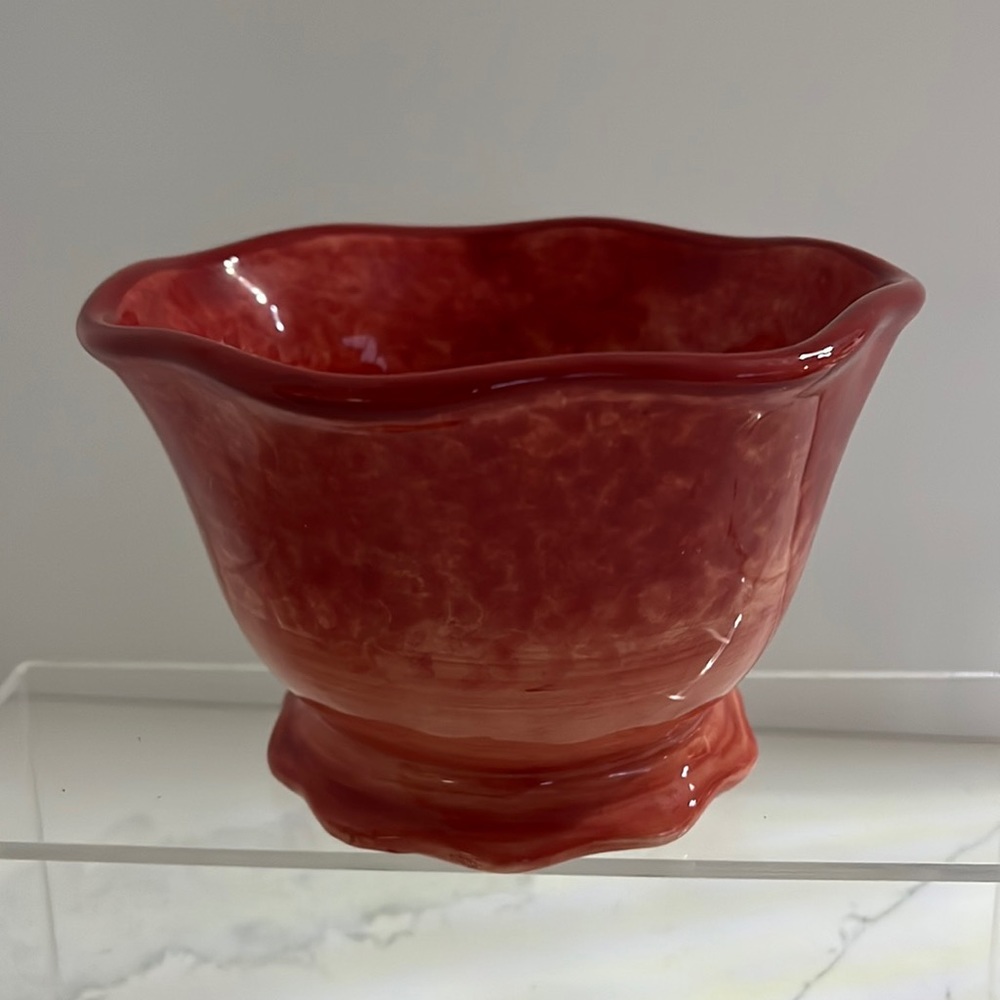 Certified international Susan Winget Ruffled Bowl